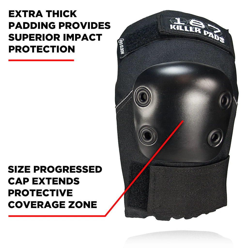 187 Killer Pads Pro Elbow Pad (Black)