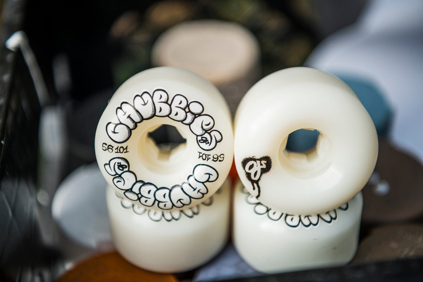 OJ Wheels Team Throw Ups Chubbies 101a Skateboard Wheels