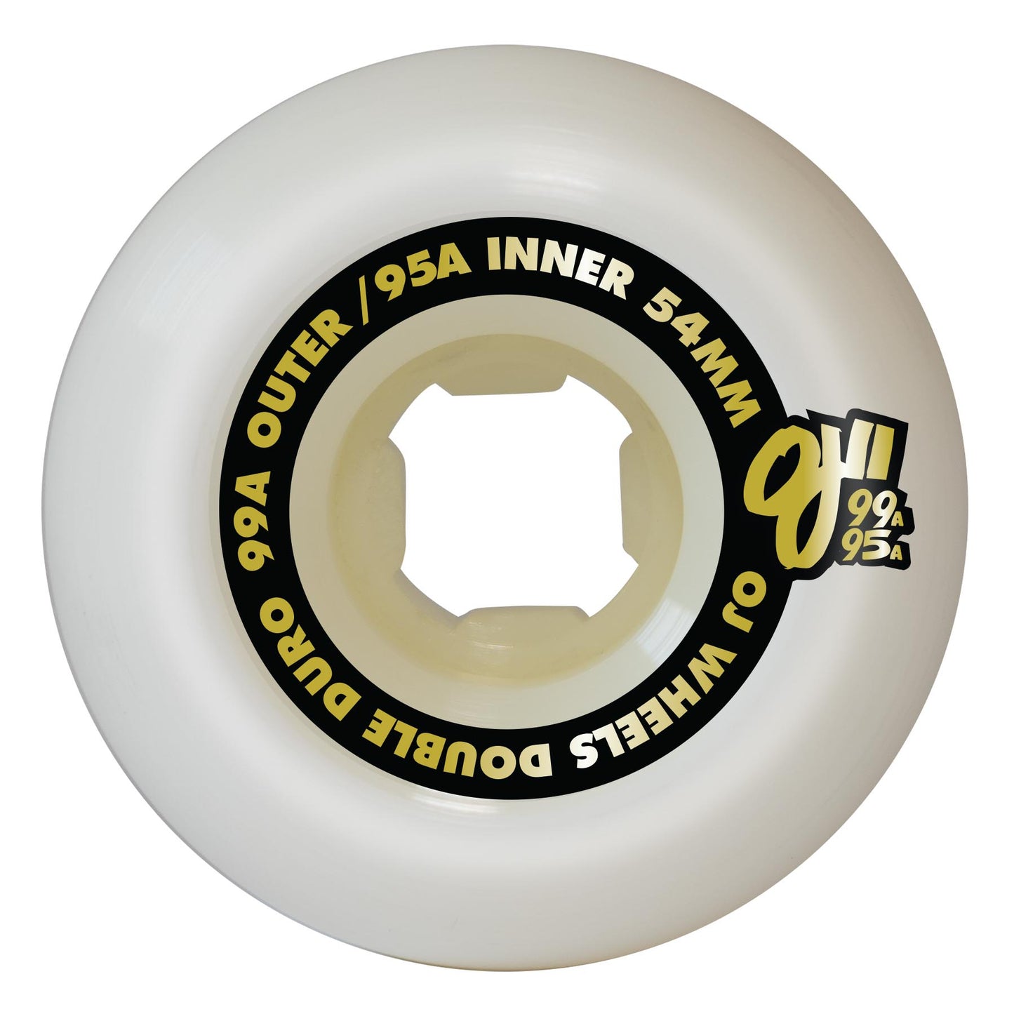 OJ Wheels Double Duro Hardline 99a/95a Skateboard Wheels