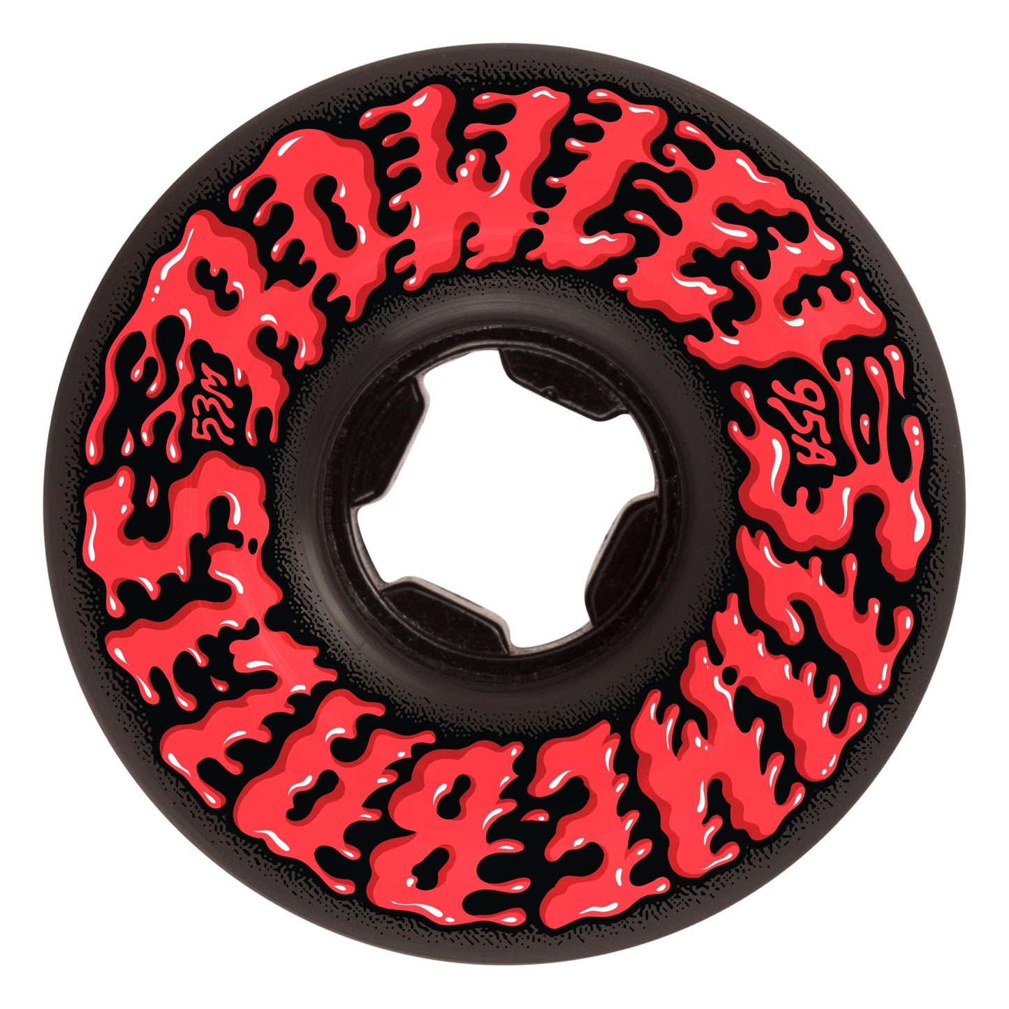 Geoff Rowley Vomit Mini Black 53mm 95a Skateboard Wheel