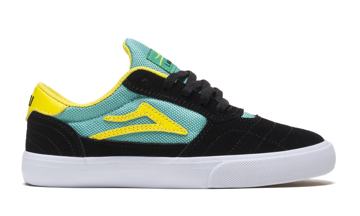 Cambridge Kids Suede (Black/Teal)