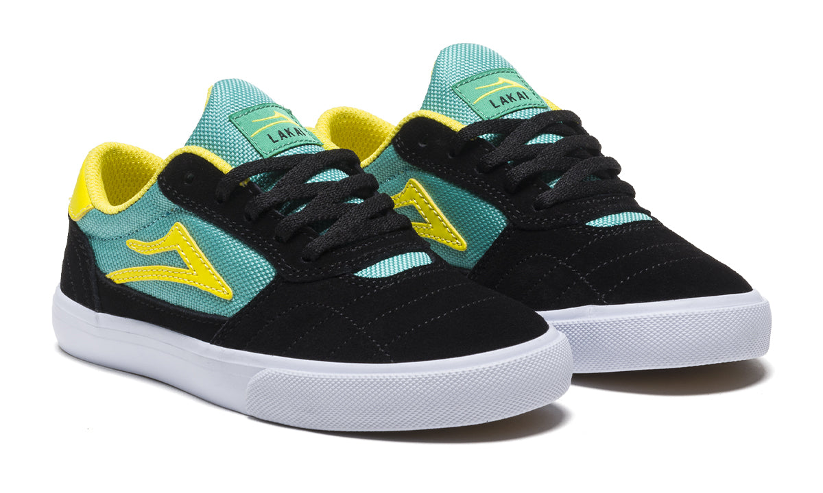 Cambridge Kids Suede (Black/Teal)