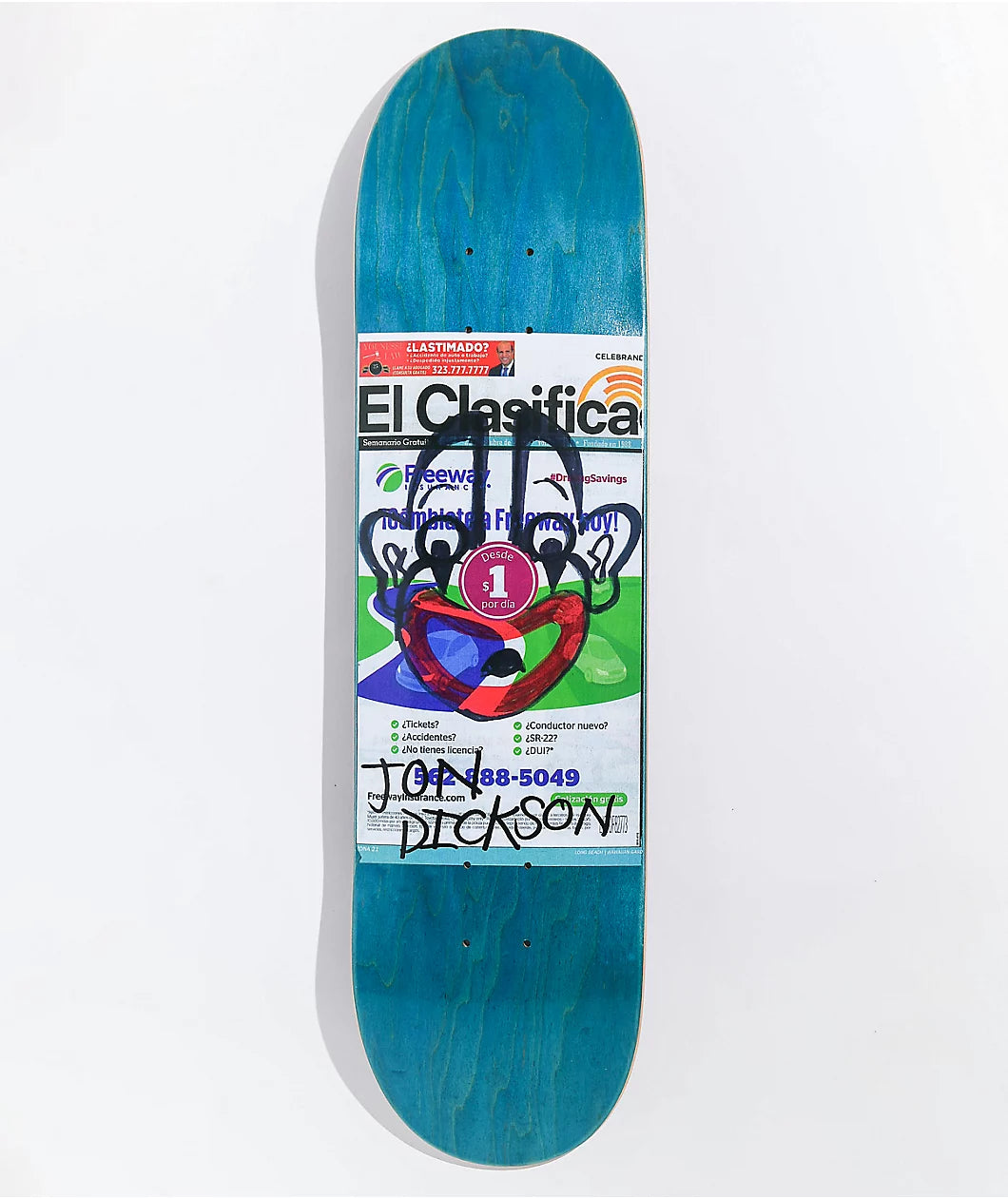 Dickson Chatman 8.00" Skateboard Deck