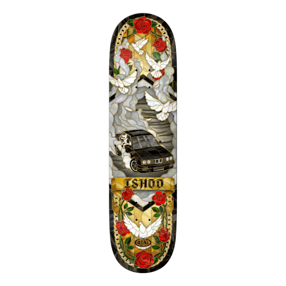Real Ishod Cathedral Twin Tail Skateboard Deck
