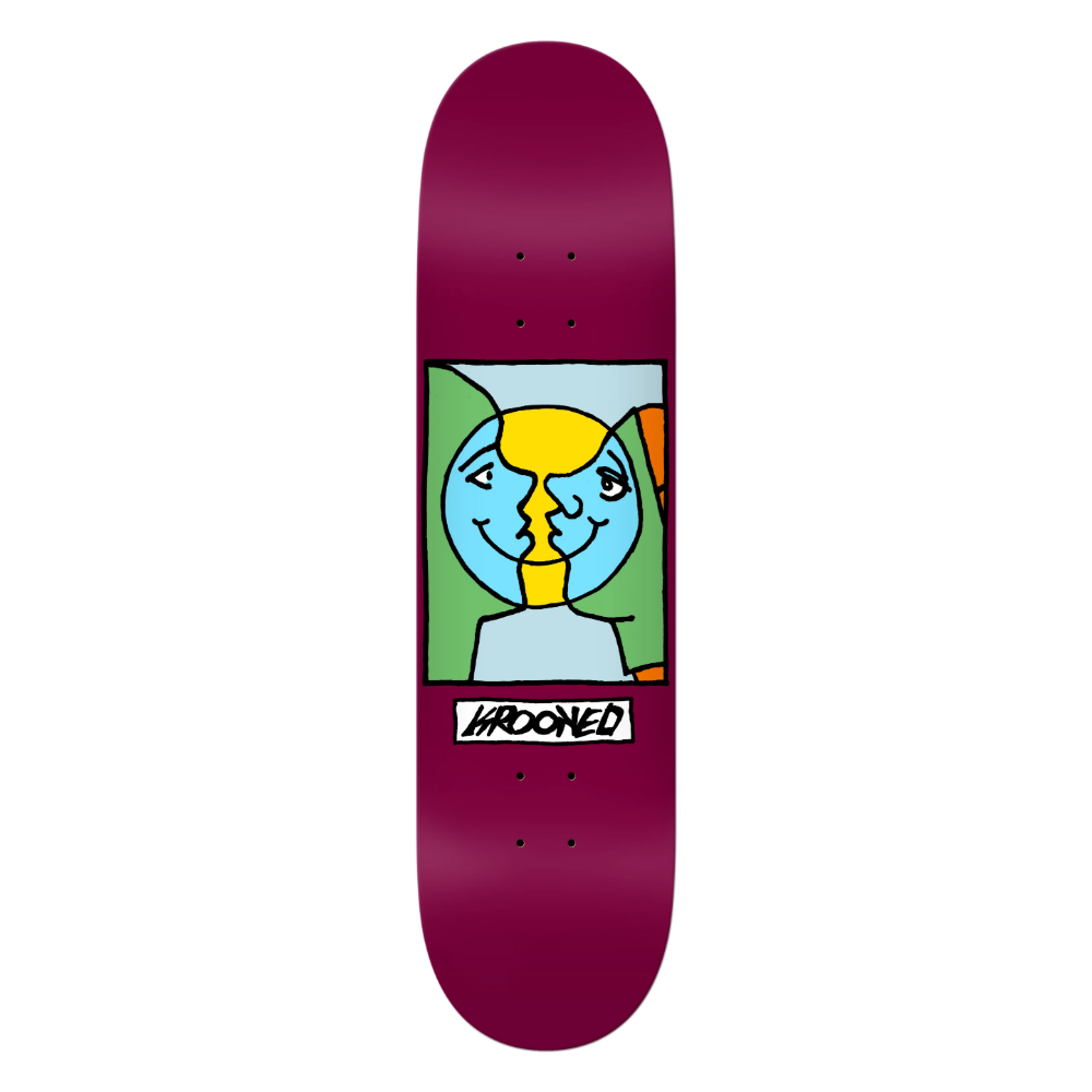 Krooked Moon Smile Easy Rider 8.25" Skateboard Deck