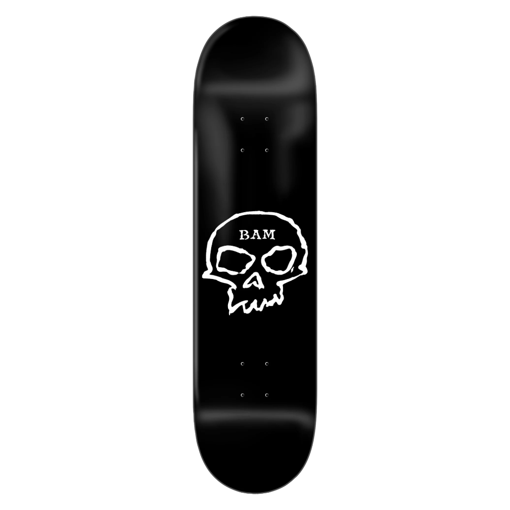 Zero x Bam Margera Single Skull Skateboard Deck