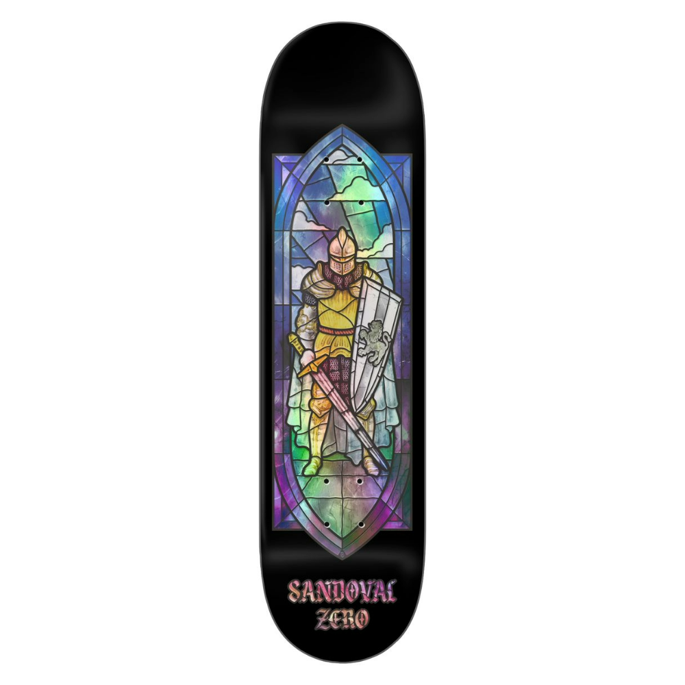 Zero Sandoval Stained Glass (Knight) 8.25" Skateboard Deck