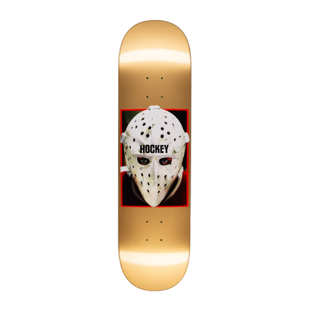 HOCKEY War On Ice Skateboard Deck (Gold)