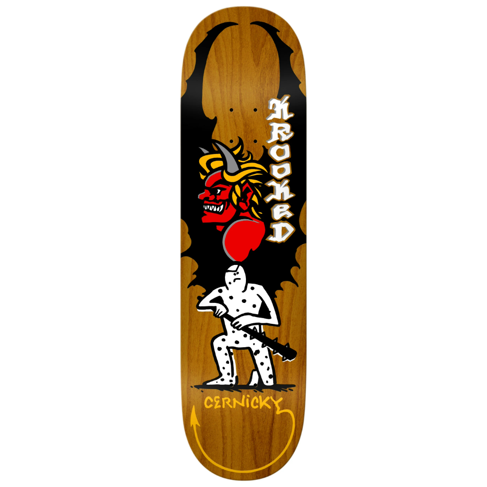 Krooked Cernicky Devil Ed 8.50" Skateboard Deck