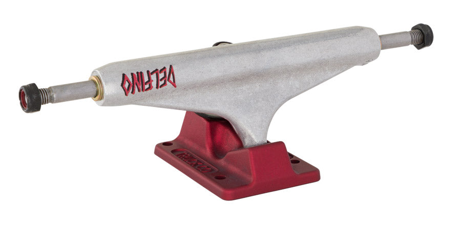 Independent Stage 11 Hollow Delfino Silver/Red Skateboard Truck