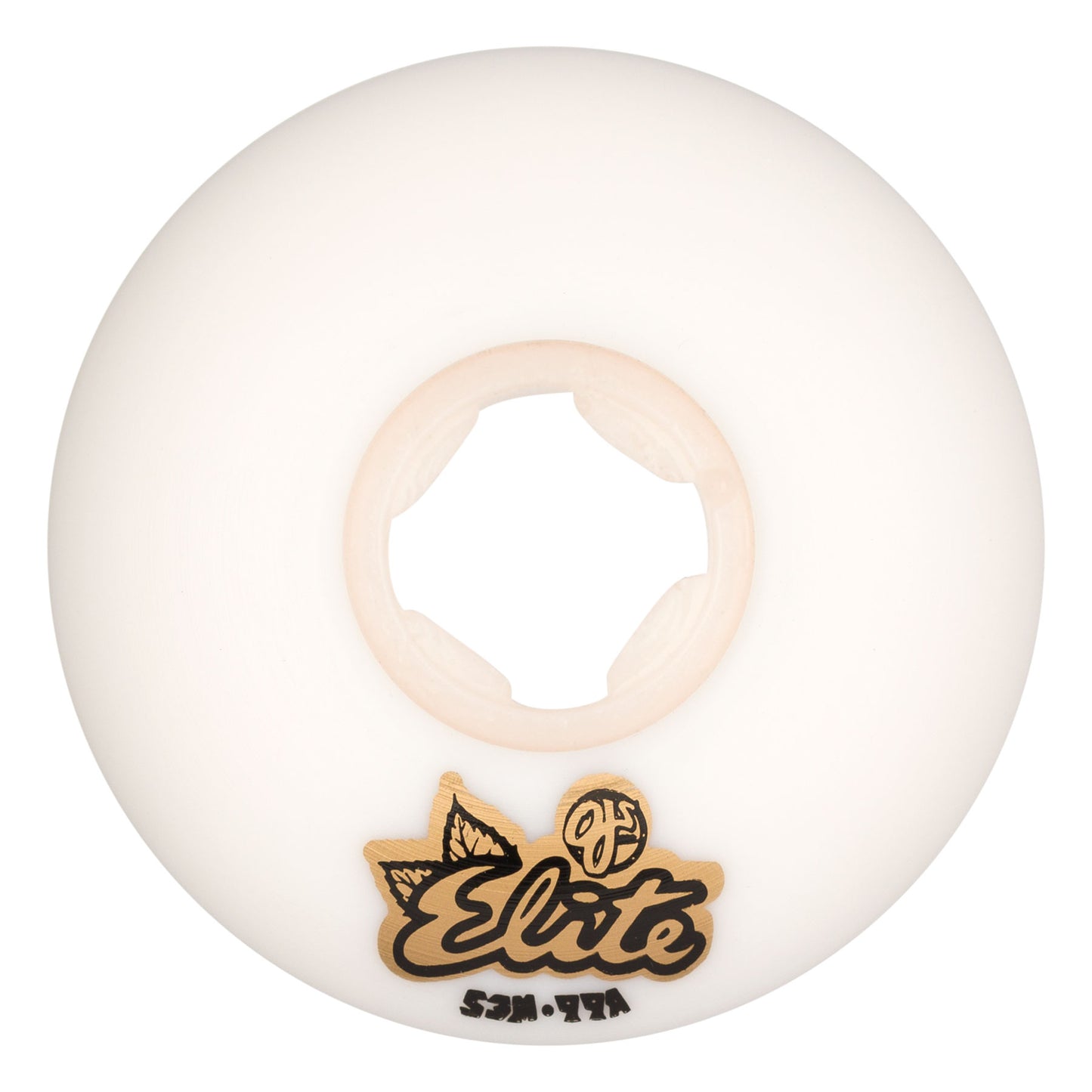53mm Elite EZ Edge Gold Street Razors 99a Skateboard Wheel