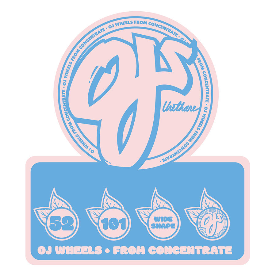 52mm From Concentrate Hardline 101a Skateboard Wheels