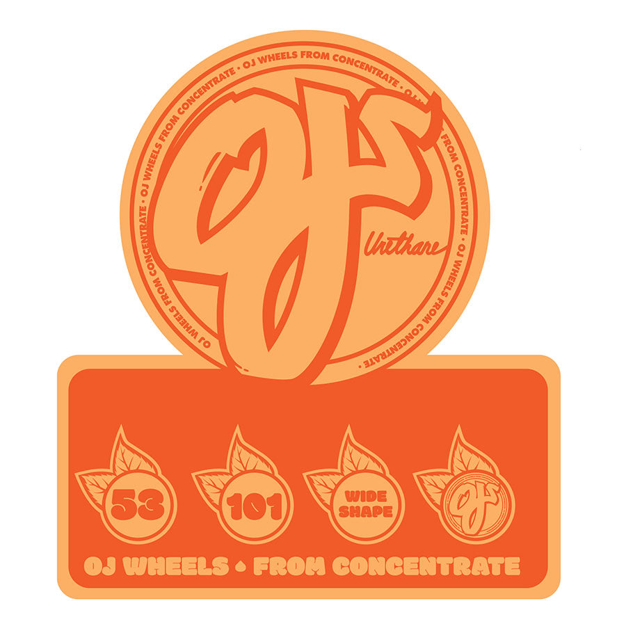 OJ Wheels From Concentrate Hardline 53mm 101a Skateboard Wheels