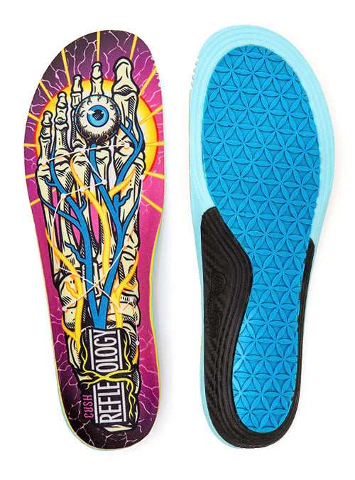 Remind Insoles Cush Impact 5.5MM Mid-High Arch Insoles (Reflexology)