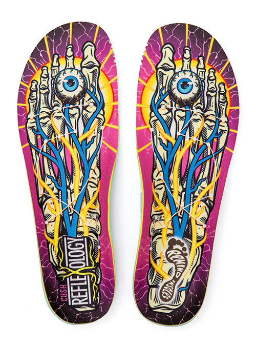 Remind Insoles Cush Impact 5.5MM Mid-High Arch Insoles (Reflexology)