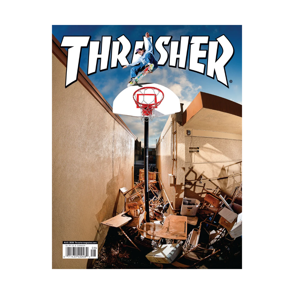 Thrasher Magazine August 2026 (Tom Karangelov)