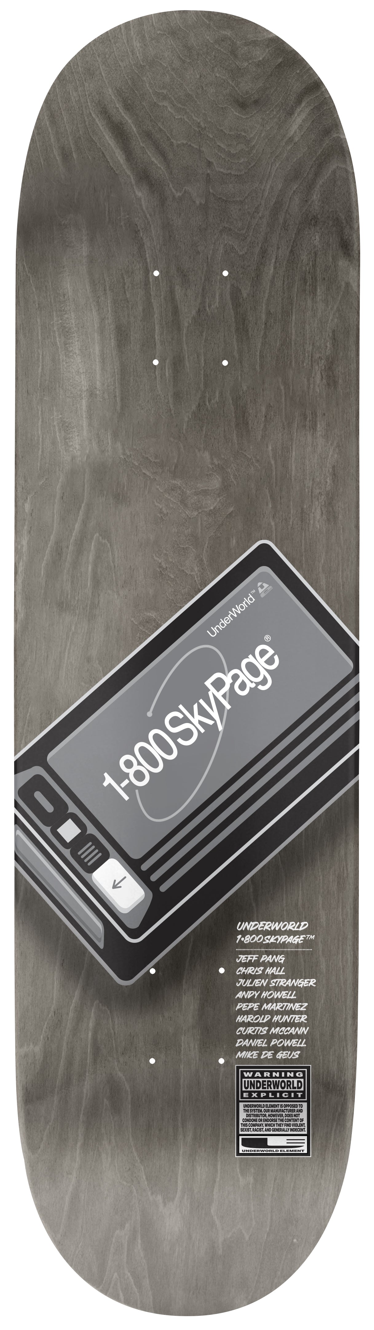 UnderworldElements SkyPager II Skateshop Day 2026 8.50" Skateboard Deck