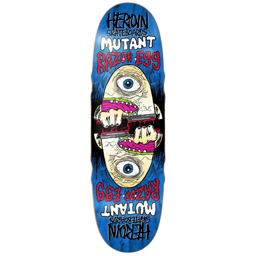 Heroin Mutant RazorEgg 9.50" Skateboard Deck