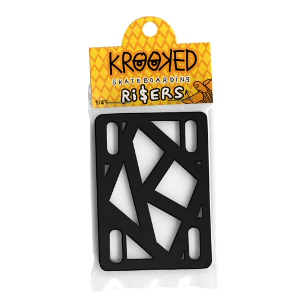 Krooked 1/4" Rigid Riser Pack (Black)