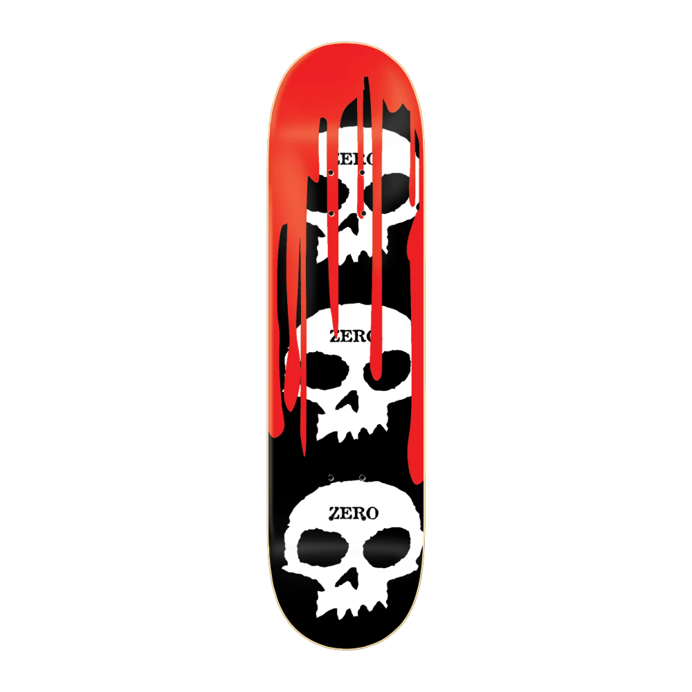 Zero 3 Skull Blood Skateboard Deck