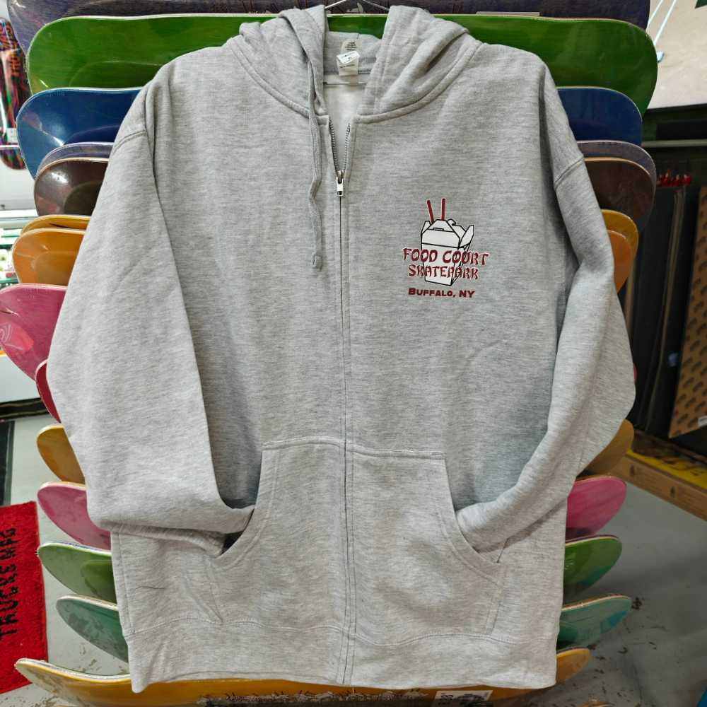 FCSP Box Logo Zip Up Hoodie (Grey)