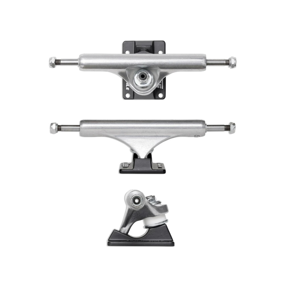 Slappy Trucks STI Hollow Low Skateboard Trucks (Black)
