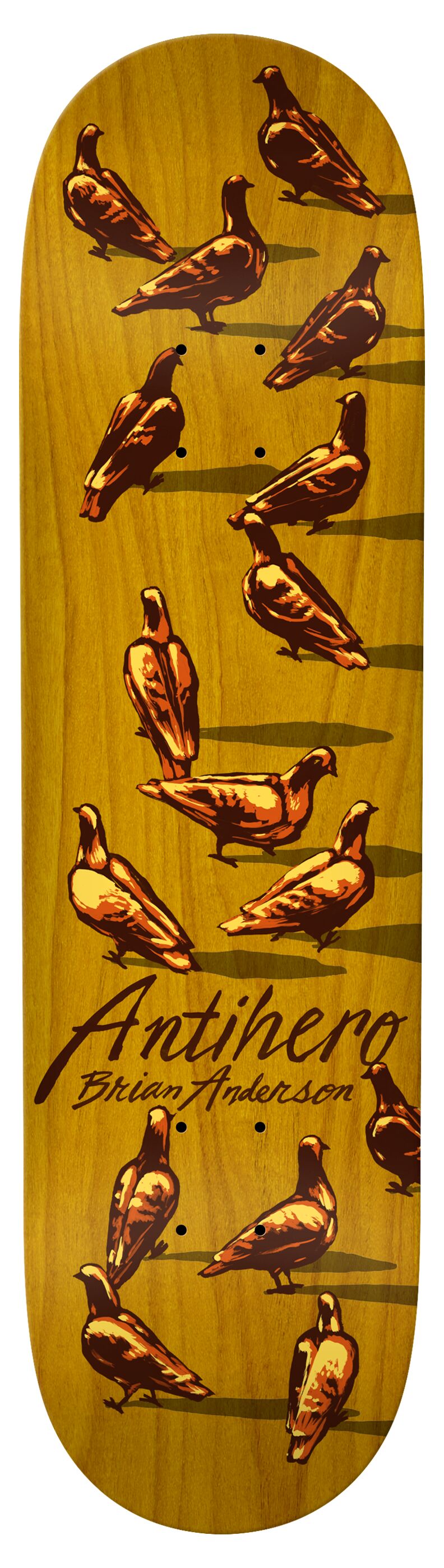 Anti-Hero Brian Anderson Dawn Of The Pigeon 8.80" Skateboard Deck