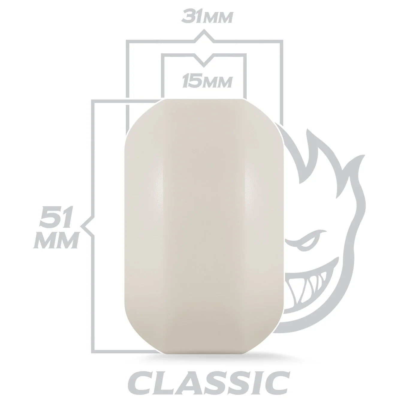 51mm Formula Four Classic Red 99a Skateboard Wheel
