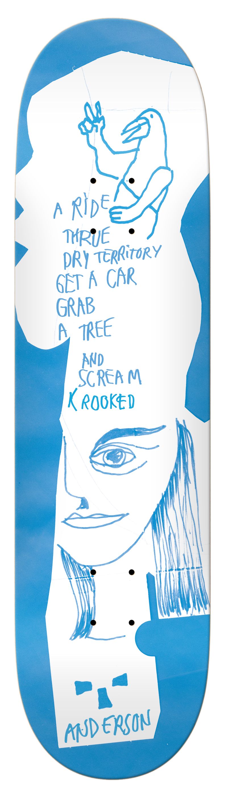 Krooked Manderson Territory 8.12" Skateboard Complete