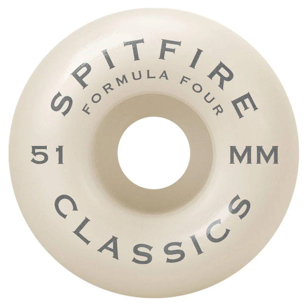51mm Formula Four Classic Red 99a Skateboard Wheel