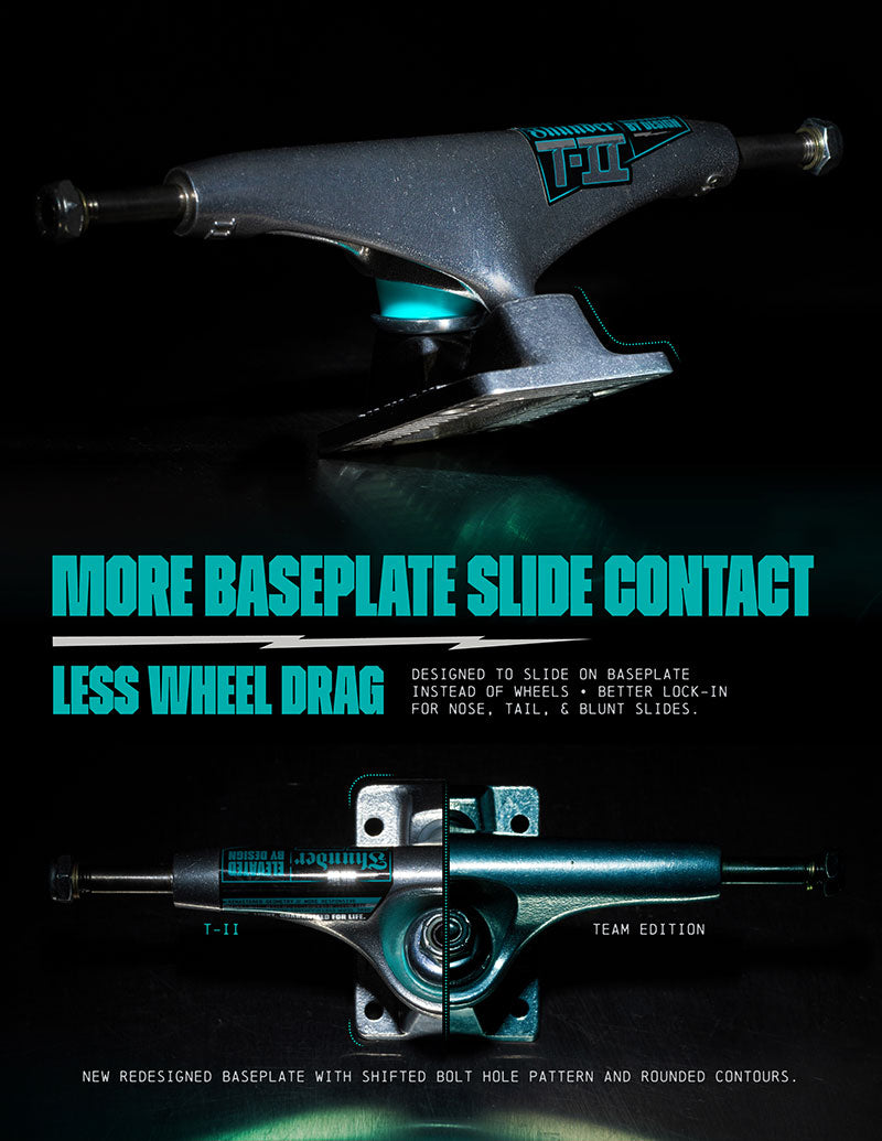 Thunder T-II Skateboard Truck (Polished)