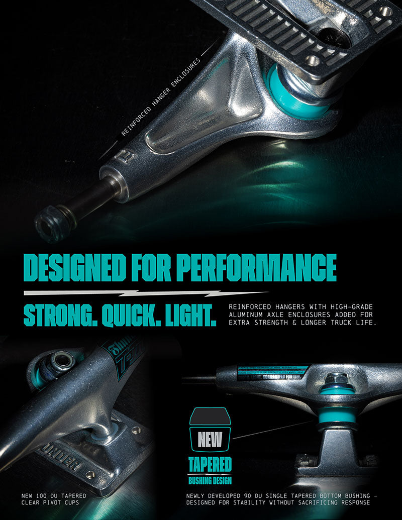 Thunder T-II Skateboard Truck (Polished)
