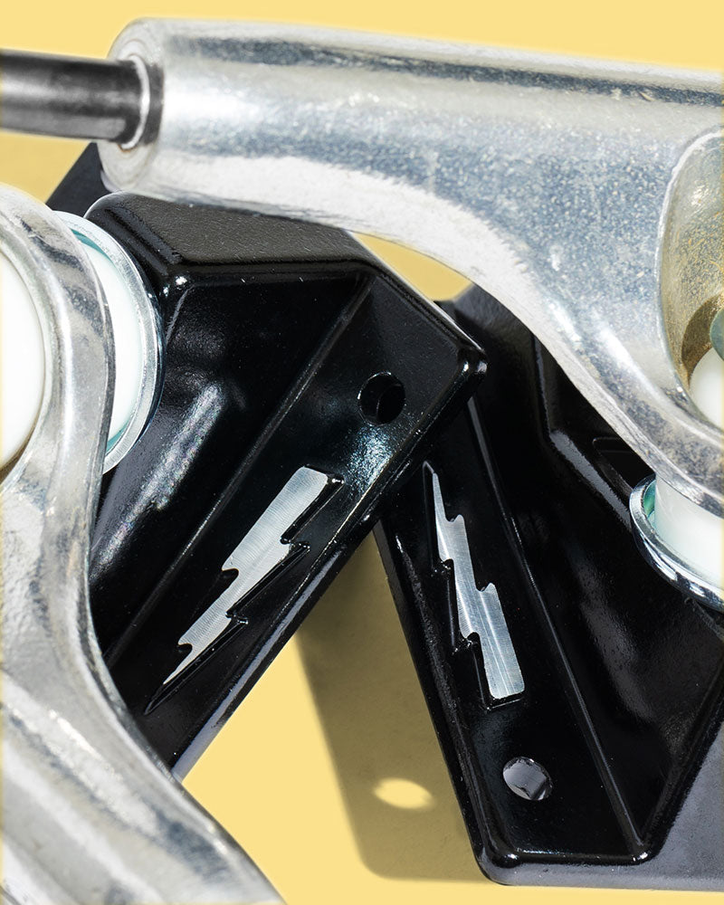 Thunder Desarmo Stamped Hollow Lights Skateboard Trucks (Polished / Black)