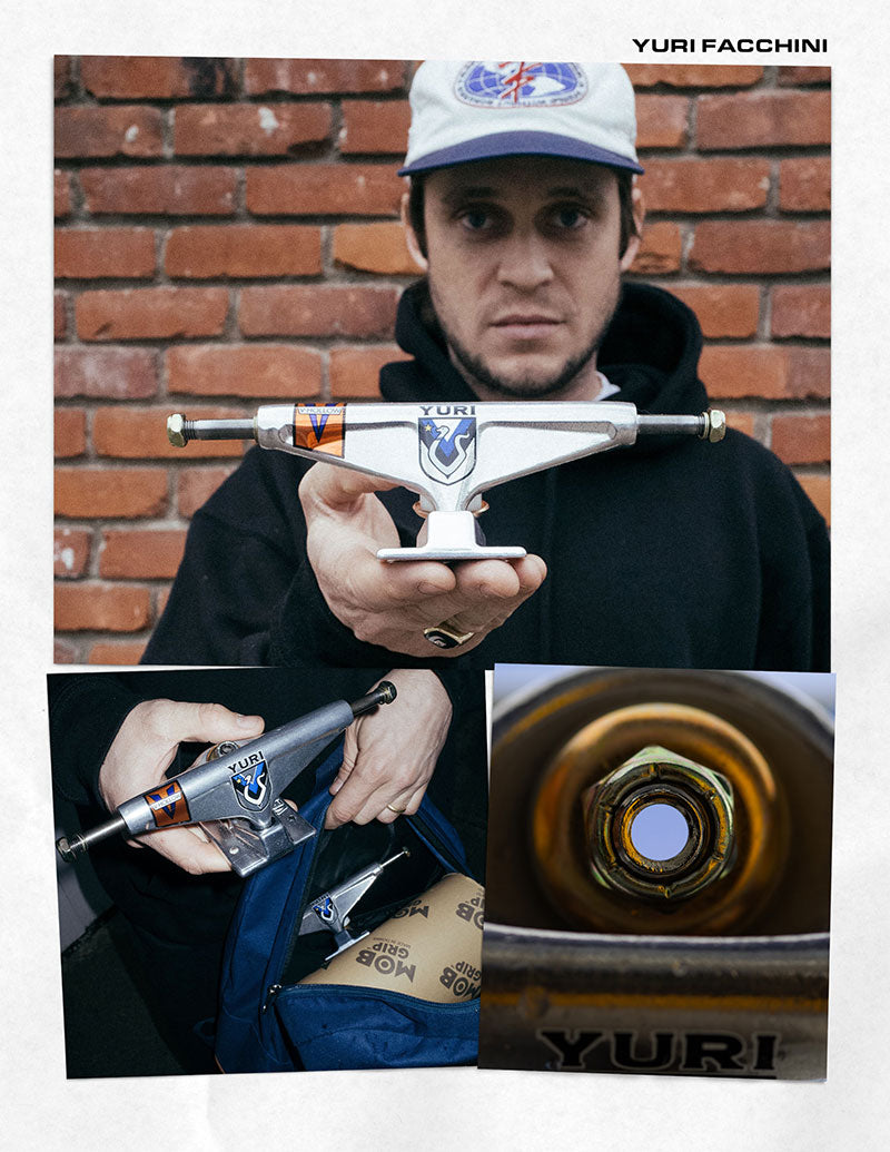 Venture Yuri Facchini Pro V-Hollow Skateboard Trucks (Polished)
