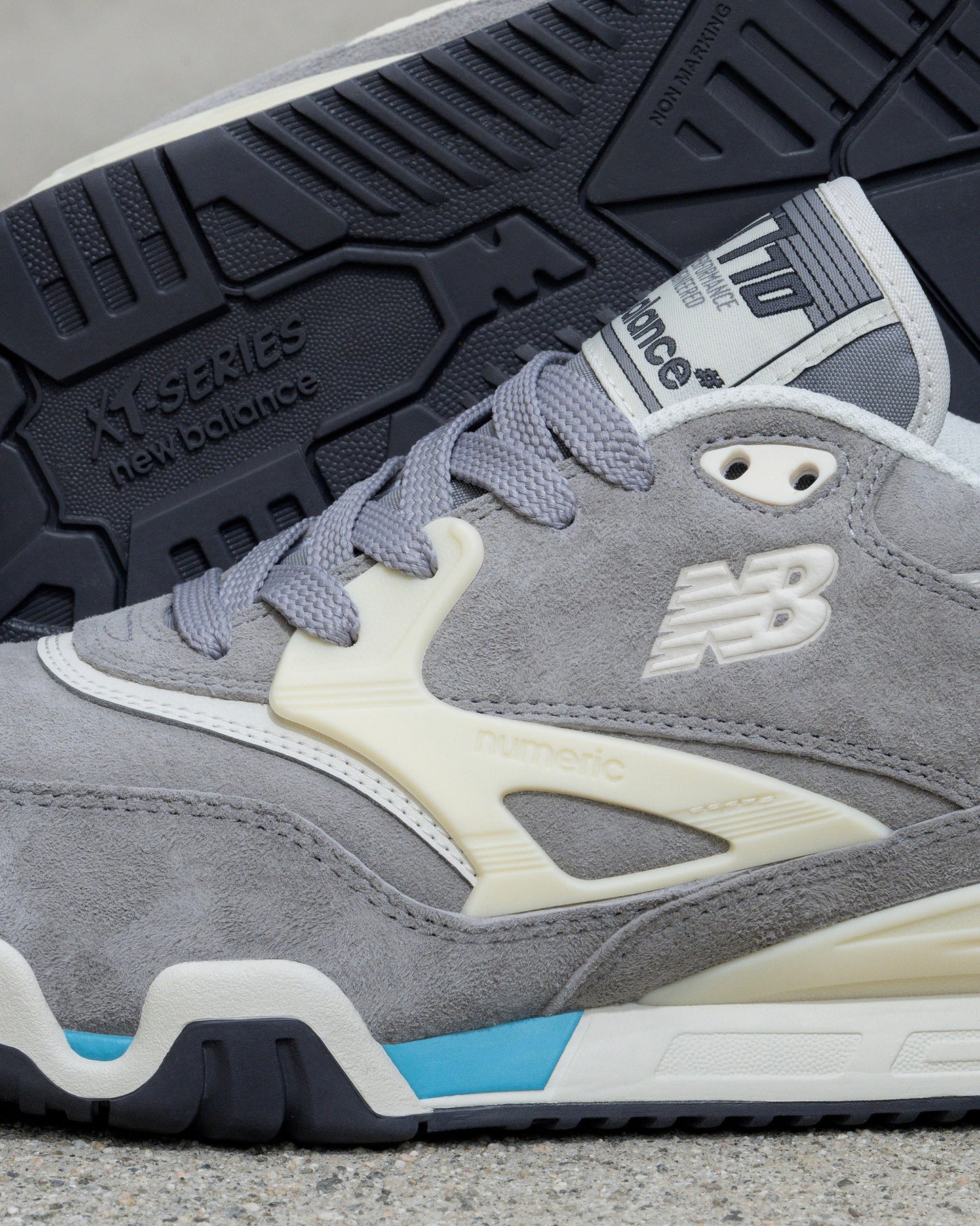 New Balance NB Numeric x Grey Days 2026 NM770 (Marblehead / Island Blue)