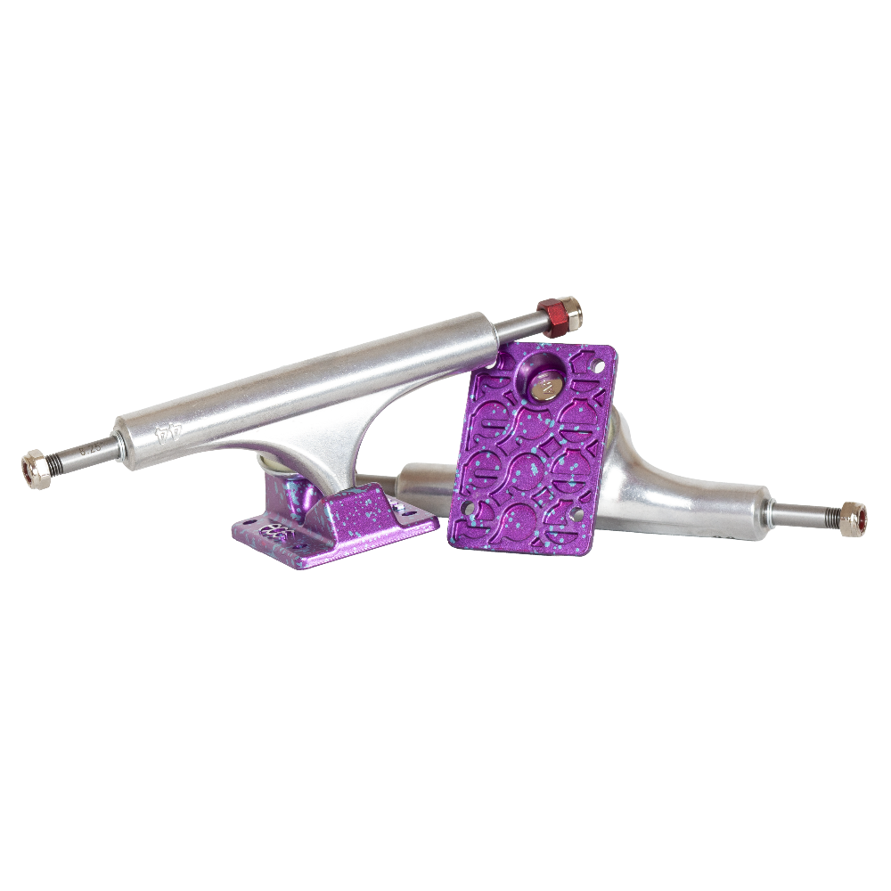 Ace AF1 Skateboard Truck (Magenta Splatter / Polished)