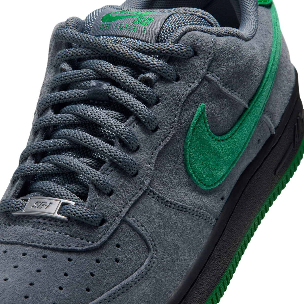Nike SB Air Force 1 SE (Cool Grey / Court Green)