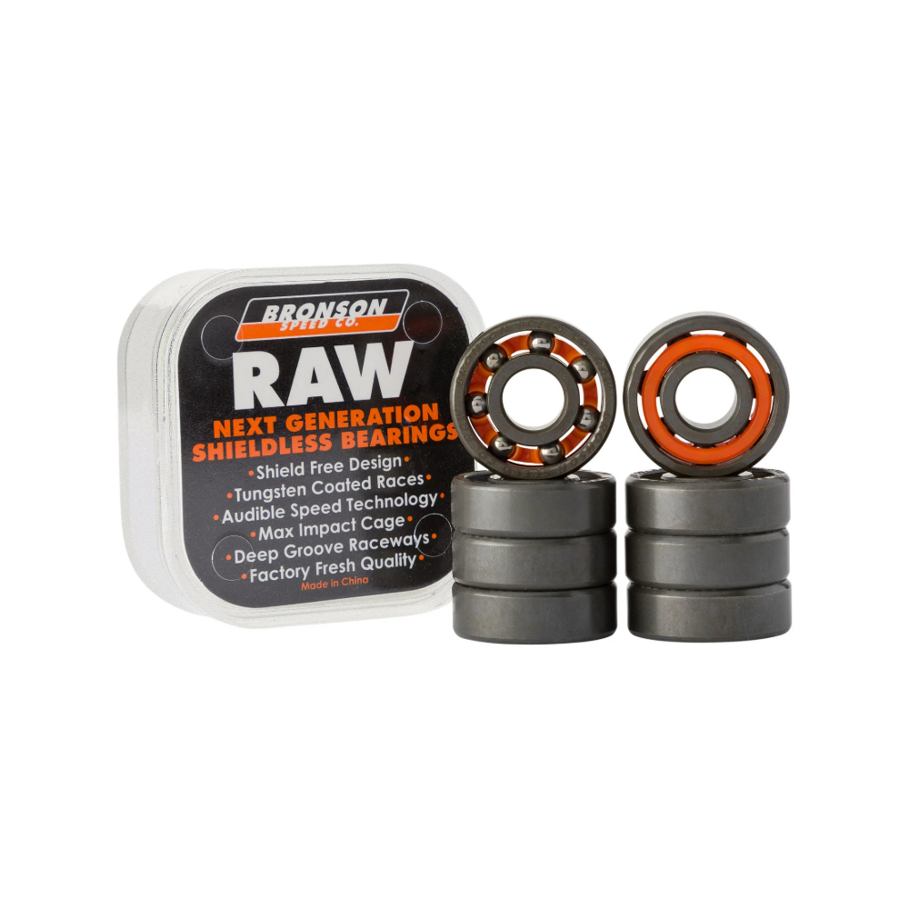 Bronson Raw Skateboard Bearings