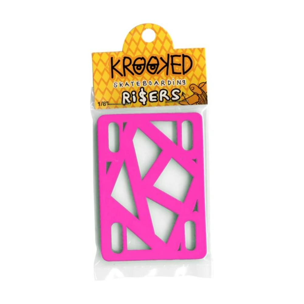Krooked 1/8" Rigid Riser Pack (Hot Pink)