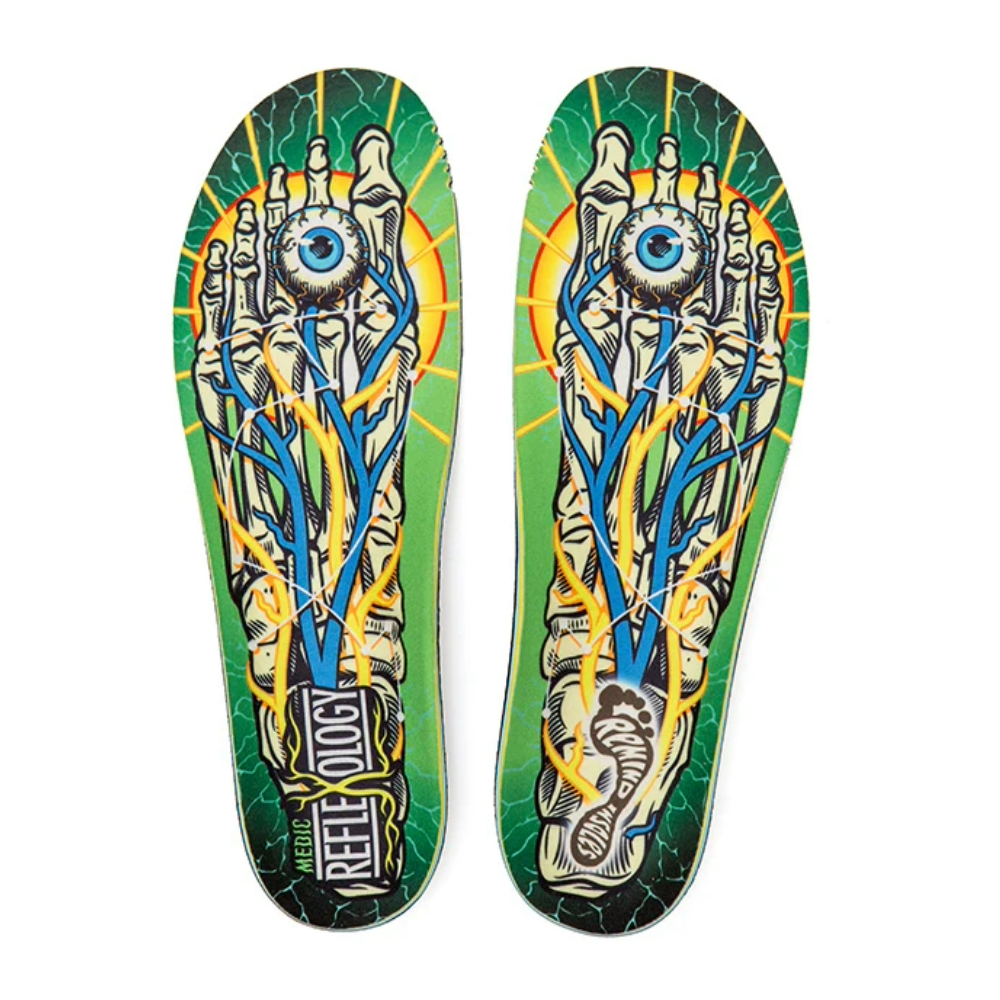 Remind Insoles Medic Impact 5.5MM Mid-High Arch Insoles (Reflexology)