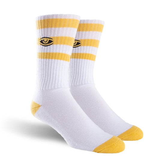 Always Watching Embroided Sock (Gold)