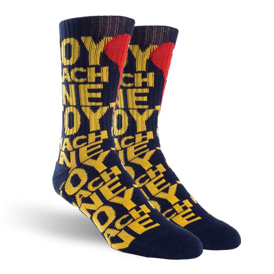 Blood Spot Sock (Navy)