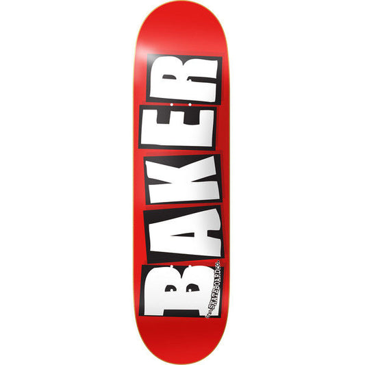 Brand Logo White Skateboard Deck