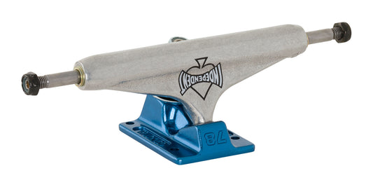 Stage 11 Forged Hollow Cant Be Beat 78 Silver Ano Blue Independent Skateboard Truck