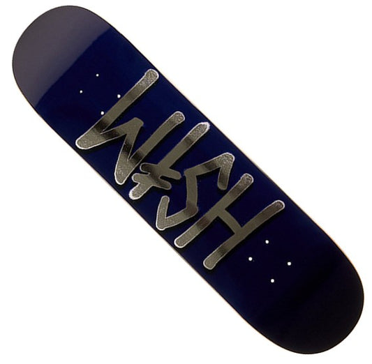 Wish Navy/Silver 8.25" Skateboard Deck