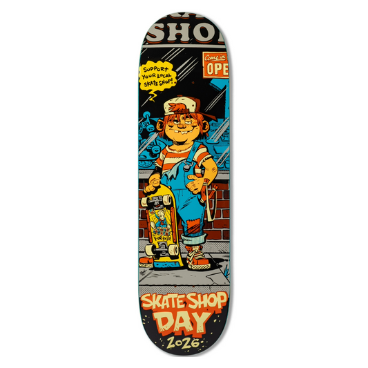 DELUXE Shop Keepers Comic Skateshop Day 2026 8.50" Skateboard Deck