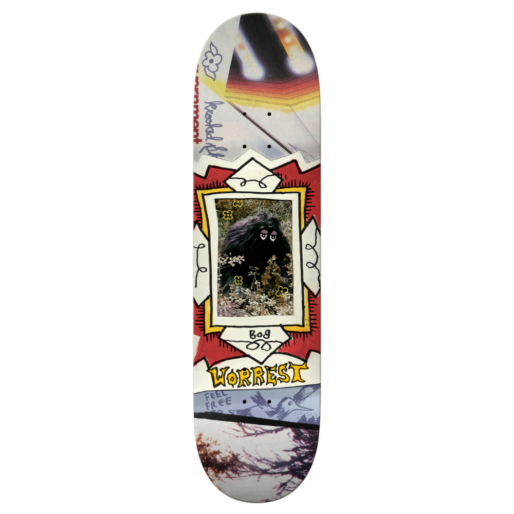 Krooked Worrest Big Foot Twin Tail 8.75" Skateboard Deck
