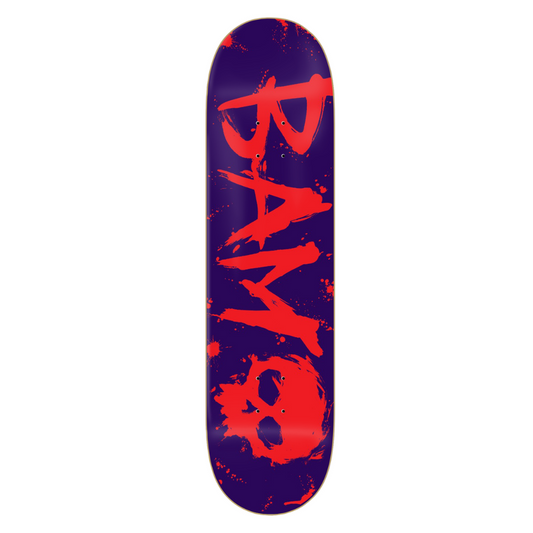 Zero x Bam Margera 3 Purple Blood Skateboard Deck
