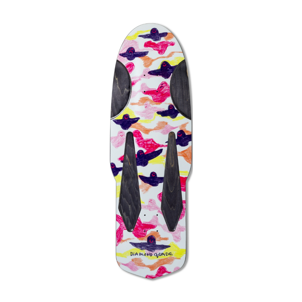 Krooked Diamond Quade Skateshop Day 2026 Beamer Shape 10.75" Skateboard Deck