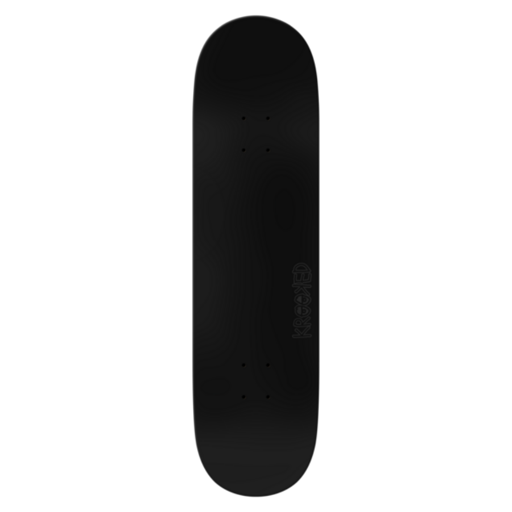 Krooked Team Eyes Black Skateboard Deck